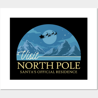 Visit North Pole - Santa's Official Residence Posters and Art